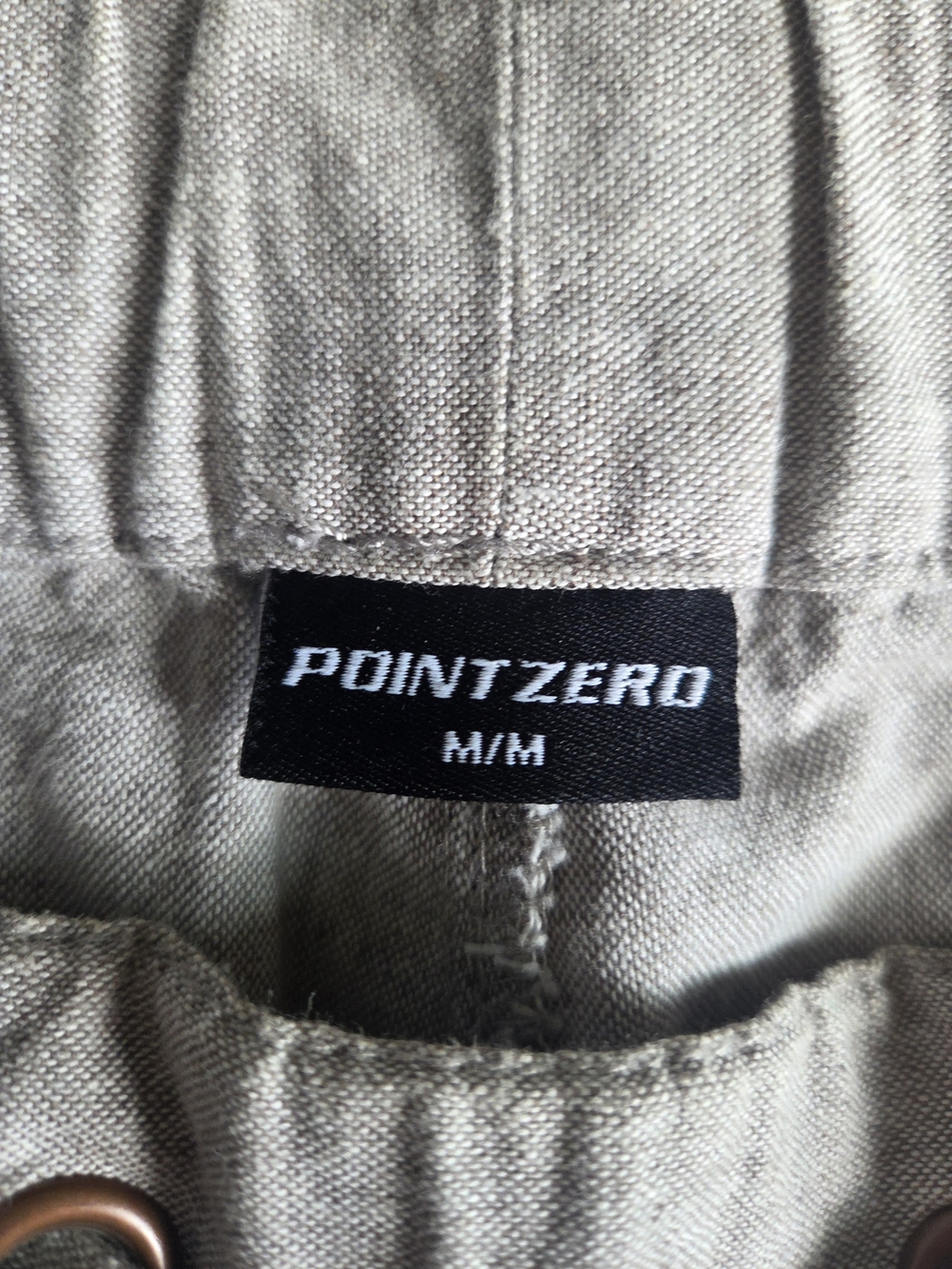 Point Zero Linen Blend Roll-Up Pants | Taupe | Size M - Picture 6 of 14